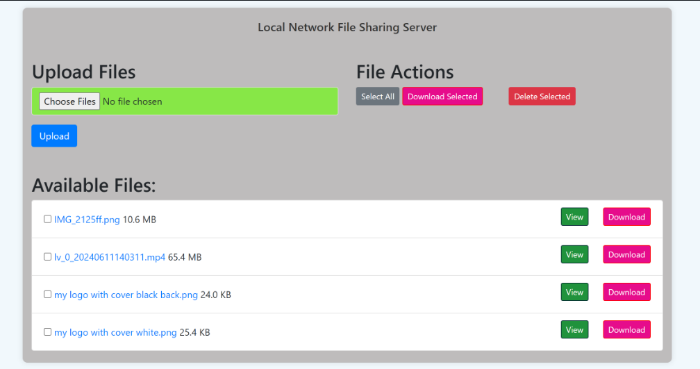 LAN-File-Transfer